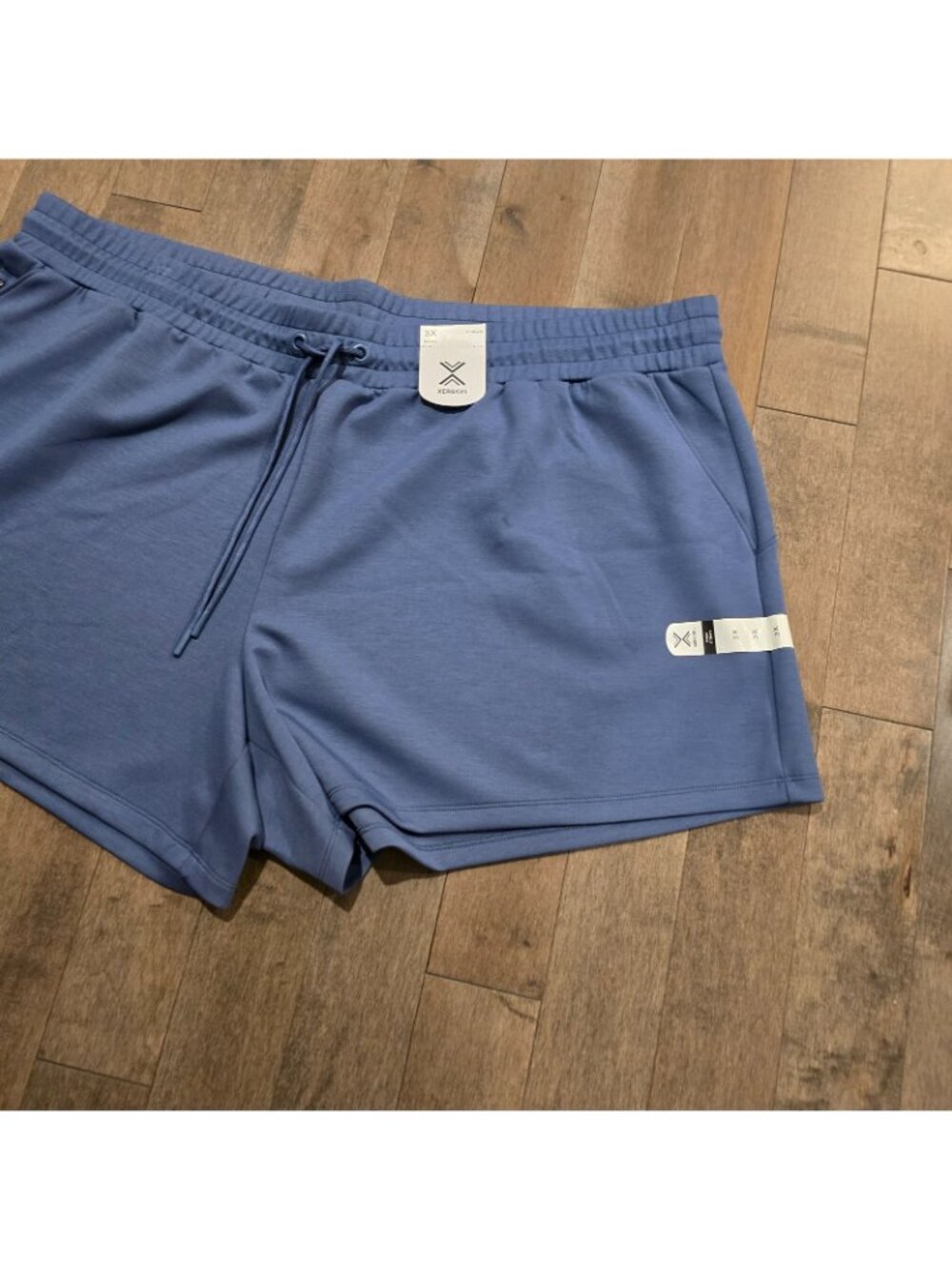 Xersion Womens Periwinkle Blue Athletic Shorts 5" Mid-Rise 3x - Picture 2 of 8